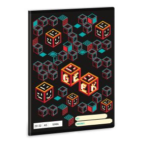  Füzet iskolai A5, 32lap, sima 20-32 Ars Una GEEK (5256) 23 10db/csomag