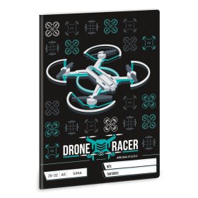   Füzet iskolai A5, 32lap, sima 20-32 Ars Una DRONE RACER (5131) 22 10db/csomag
