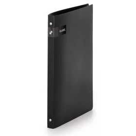   Gyűrűskönyv A4, 4 gyűrűs 2cm gerinc PP, Karton P+P Opaline fekete