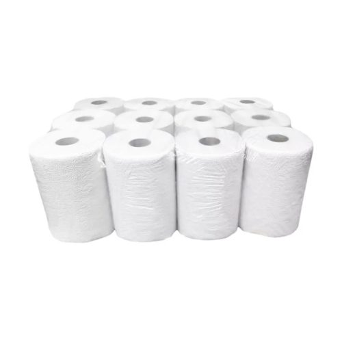Kéztörlő 2 rétegű tekercses átmérő 14 cm 55 m/tekercs 12 tekercs/karton Peppy_19061K