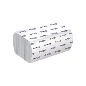   Kéztörlő 2 rétegű V hajtogatású 190 lap/cs EcoLucart _863046 fehér