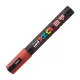 Dekormarker 1,8-2,5mm, Uni Posca PC-5M rubint piros
