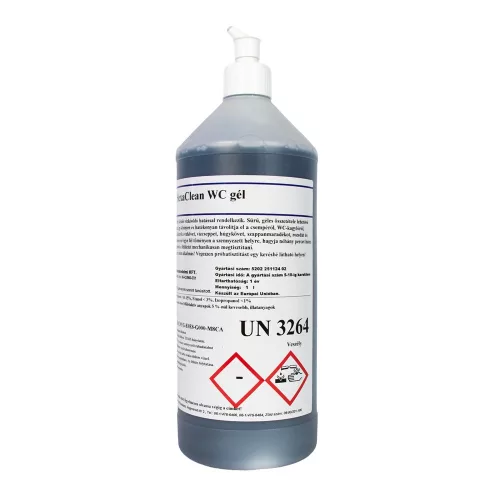 WC tisztító gél 1 liter Hexaclean