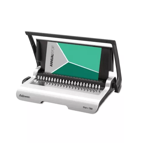 Spirálozógép, műanyag spirálkötéshez, manuális, 150lap, Fellowes&reg; Star+