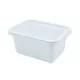 Elviteles doboz tető szögletes 500-1000 ml dobozhoz PP 50 db/csomag fehér
