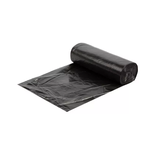Szemeteszsák 80 liter 60 x 80 cm 15 mikron 20 db/tekercs fekete