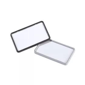   Névkitűző 40x75mm, mágnessel, 25 db/csomag, Durable Card fekete