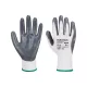 Védőkesztyű PU tenyérmártással nylon XL-es méret Portwest szürke-fehér