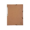 Gumis mappa karton  prespán A/4 Exacompta barna