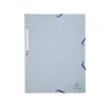 Gumis mappa karton  prespán A/4 Exacompta világosszürke