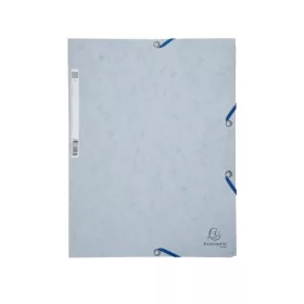 Gumis mappa karton  prespán A/4 Exacompta világosszürke