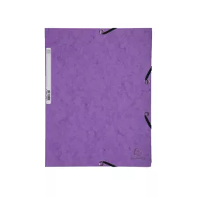 Gumis mappa karton  prespán A/4 Exacompta lila