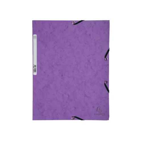 Gumis mappa karton  prespán A/4 Exacompta lila