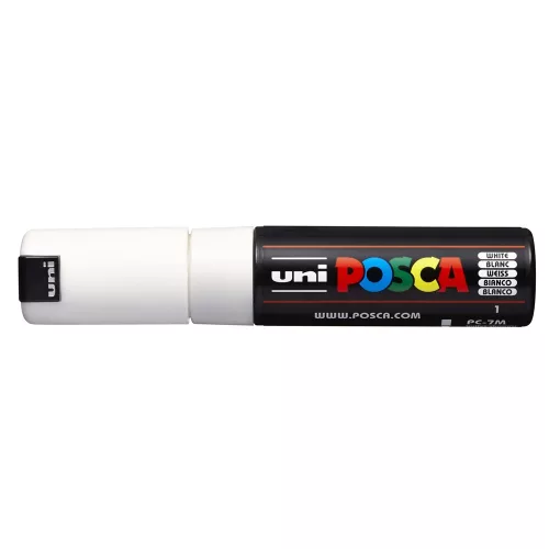 Dekormarker 4,5-5,5mm, Uni Posca PC-7M fehér