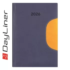   Határidőnapló Memphis B5 heti, fehér lapokkal kék-sárga Dayliner 2027.