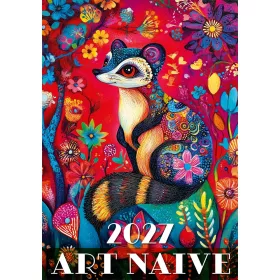   Falinaptár képes 315 x 450 mm, fehér lapokkal Art Naive Dayliner 2027.