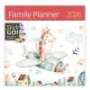 Falinaptár képes 300 x 300 mm, fehér lapokkal Family Planner Dayliner 2027.