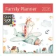 Falinaptár képes 300 x 300 mm, fehér lapokkal Family Planner Dayliner 2026.