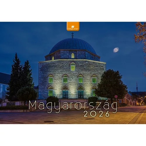 Falinaptár képes 340 × 485 mm, fehér lapokkal Magyarország Dayliner 2027.