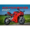 Falinaptár képes 450 × 315 mm, fehér lapokkal Motorbikes Dayliner 2027.