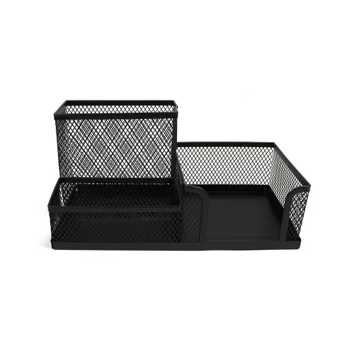 Fémhálós asztali rendező 3 rekeszes Bluering&reg; fekete