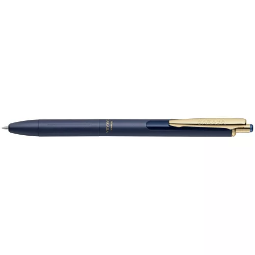 Zseléstoll 0,5mm, exkluzív gravírozható kék fém test, új klipsz Zebra Grand Sarasa, írásszín kék