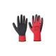 Kesztyű latex mártott Portwest XL-es méret piros