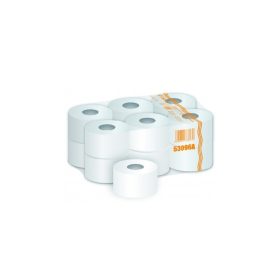   Toalettpapír 2 rétegű közületi átmérő 19 cm 100  százalék  cellulóz 125 m/tekercs 12 tekercs/karton Peppy_53096A