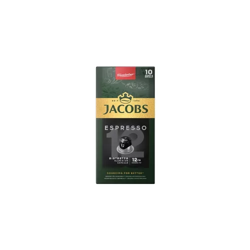 Kávékapszula, Nespresso kompatibilis Jacobs Espresso 12 Ristretto 10db kapszula