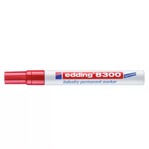Alkoholos permanent marker 8300 ipari Edding piros