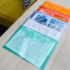Irattartó tasak A4, PP patentos Bluering&reg; transzparens zöld