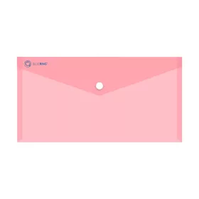   Irattartó tasak DL 'csekk' patentos PP Bluering&reg; transzparens piros