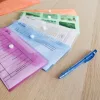 Irattartó tasak DL 'csekk' patentos PP Bluering&reg; transzparens piros