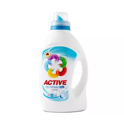 Mosógél 1,5 liter (30 mosás) fehér és színes ruhákhoz Active Universal