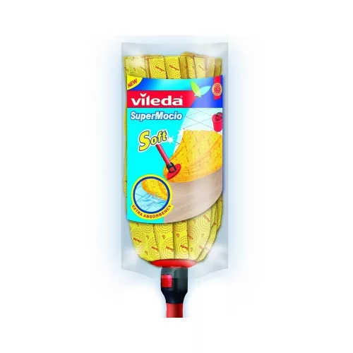 Felmosó fej/gyorsfelmosó 30  százalék  mikroszállal  + nyél Vileda Soft_F25263