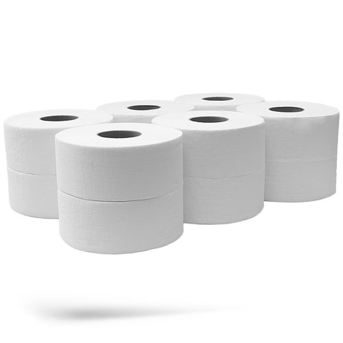 Toalettpapír 2 rétegű közületi átmérő 23 cm 100  százalék  cellulóz 170 m/tekercs 6 tekercs/karton Bluering®_hófehér
