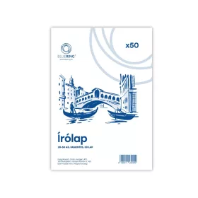 Írólap A5, 20-50 famentes borítékos 50lap Bluering&reg;