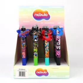   Zseléstoll radírozható, nyomógombos, mérges dino 24 db/display Nebulo