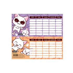 Órarend egylapos Cicás, 25 db/csomag, Nebulo