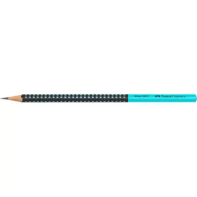   Grafitceruza HB, Grip 2001 Faber-Castell kéttónusú fekete-türkiz