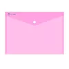 Irattartó tasak A4, PP patentos Bluering&reg; transzparens pink