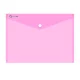 Irattartó tasak A4, PP patentos Bluering&reg; transzparens pink