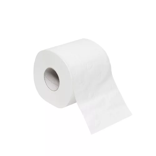 Toalettpapír 3 rétegű kistekercses 100 százalék  cellulóz 300 lap/tekercs 8 tekercs/csomag Lola