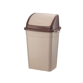   Szemeteskuka billenő fedéllel műanyag 4 literes barna UP114