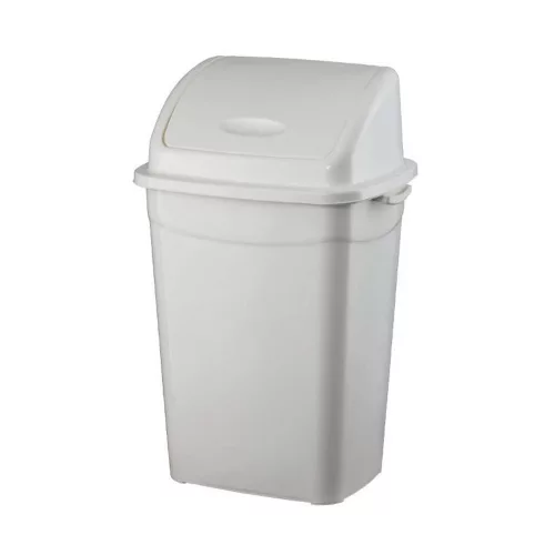 Szemeteskuka billenő fedéllel műanyag 26 literes szürke UP120
