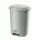 Szemeteskuka pedálos műanyag 50 literes fehér UP130