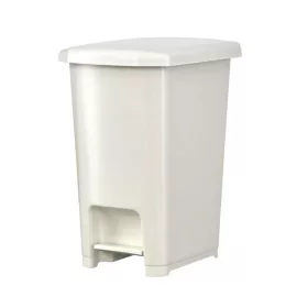 Szemeteskuka pedálos műanyag 9 literes fehér UP400