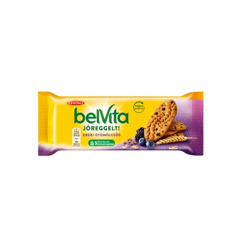 Keksz 50 g, Belvita Jó reggelt, erdei gyümölcsös