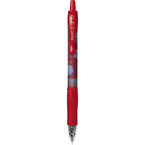 Zseléstoll 0,7mm, nyomógombos Pilot G-2 One Piece, írásszín piros