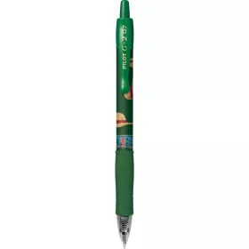   Zseléstoll 0,7mm, nyomógombos Pilot G-2 One Piece, írásszín zöld